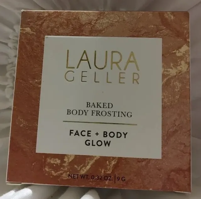 Laura Geller Baked Body Frosting Face + Body Glow COPPER GLOW 0.32 oz./9g New