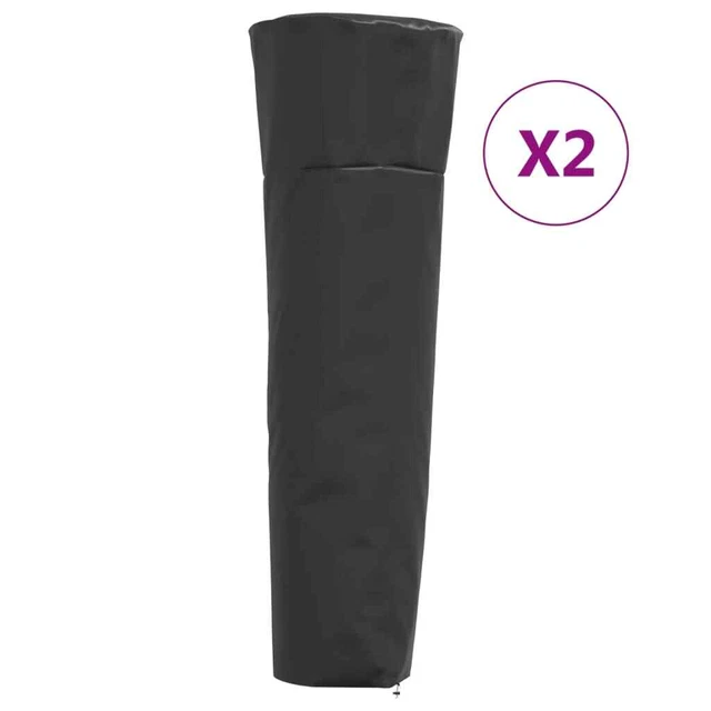 Housses de chauffage 2 pcs forme de pyramide 58x58x228 cm vidaXL