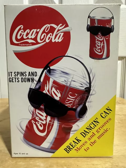 Vintage Coca Cola Break Dancing Can 1991 Original Packaging Tested Works