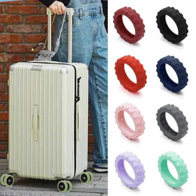 8PCS/Set Suitcase Parts Axles Travel Luggage Caster Shoes  Luggage