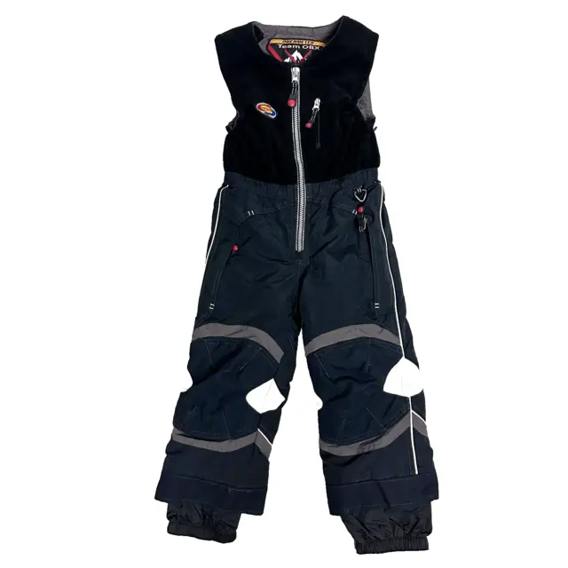 OBERMEYER GROW WITH Me Snowsuit Kids size 4 Fleece Lined Insulated Team ...