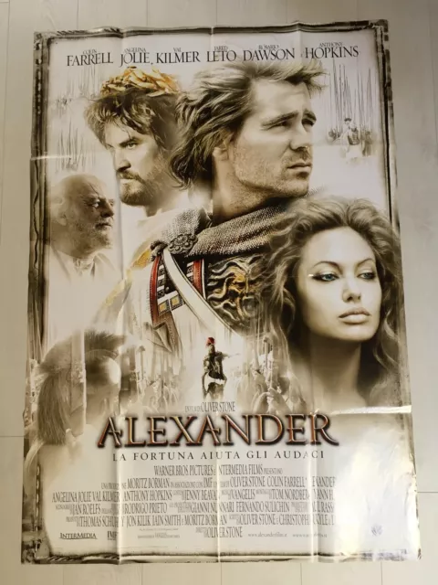 Poster 140x100 ALEXANDER (2004) by Oliver Stone - Colin Farrell, Angelina Jolie