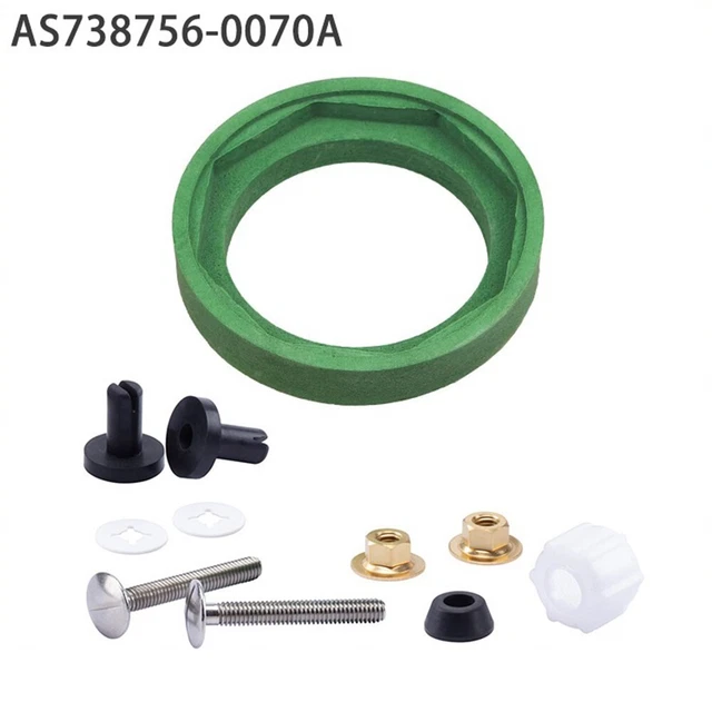 CWOQOCW Kit Fixation Réservoir Toilette - Boulons Accouplement Laiton Et Joints Caoutchouc
