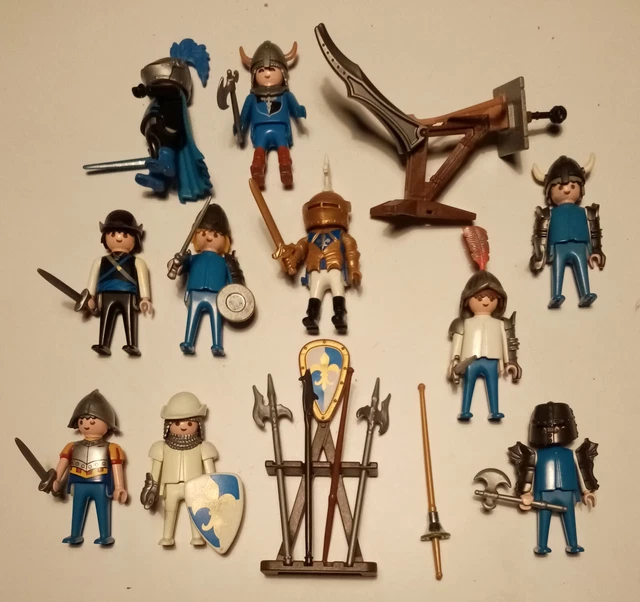 Lot Playmobil Chevaliers Du Moyen Âge - Figurines, Dragons, Univers Médiéval