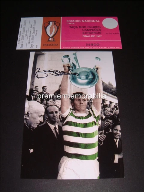 Celtic FC Lisbon Lions Memorabilia - Billy McNeill Signed Reprint Print #124-962569