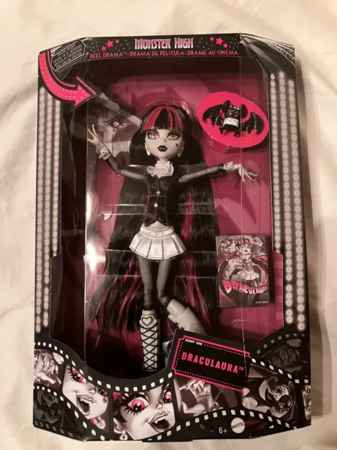MONSTER HIGH DRACULAURA Doll Vampire Heart in Extravagant Black Ballgown IN  HAND $199.95 - PicClick