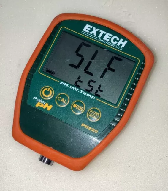 NEW OPEN BOX Extech PH220 Waterproof Palm pH Meter (UNIT ONLY, NO PROBE)