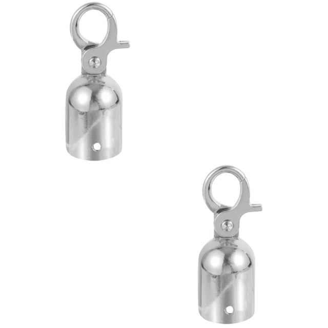 2 pcs Fine con cavo Fine metallo Fastener Fastener Fine Fine Fine Finetto