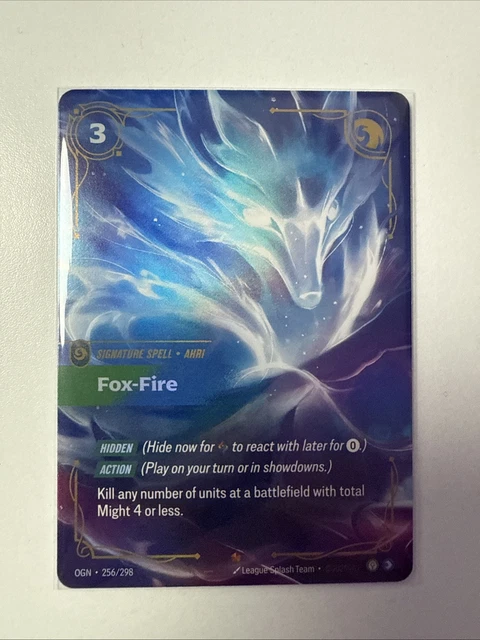 RIFTBOUND TCG LEAGUE Of Legends Origins Epic Fox Fire 256/298 NM Card ...
