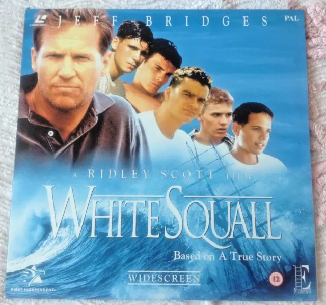 White Squall (1996) PAL Laser Disc, Drama Adventure, Jeff Bridges. Free UK P&P