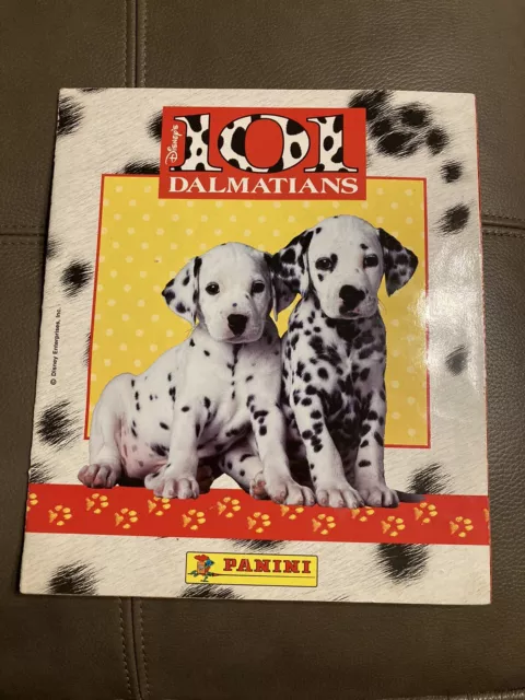 1997 Vintage Panini Sticker Album : Disney’s 101 Dalmations 100% Complete..