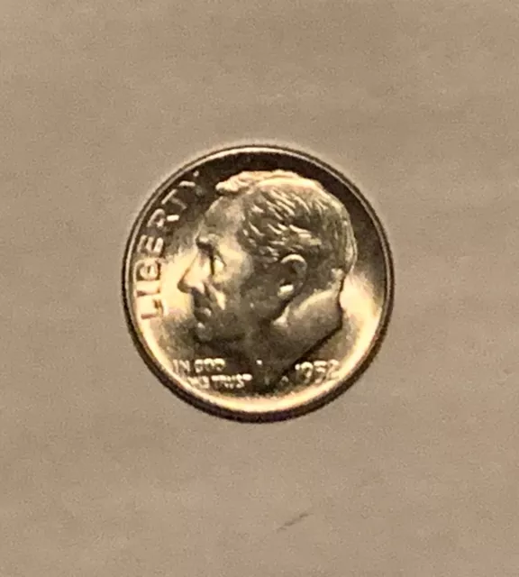 1952 S  Roosevelt Dime Gem Bu 90% Silver Uncirculated # 2