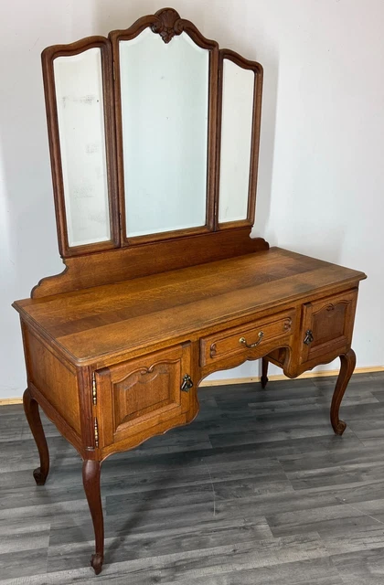 Amazing French Carved Dressing Table Louis XVI (LOT 2140)