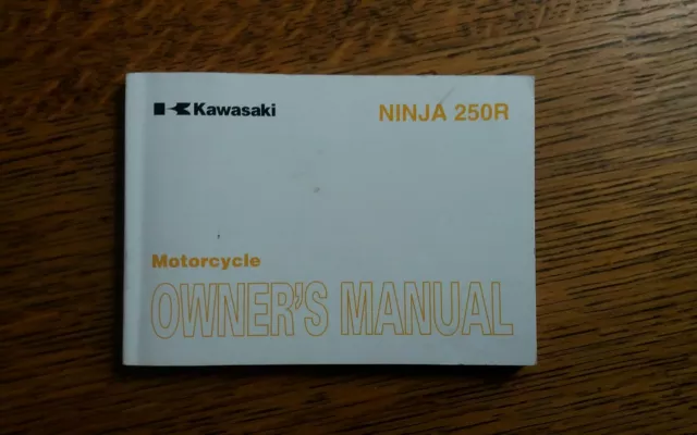 Kawasaki  Z250 R Ex250 Owners Manual / Handbook / Booklet