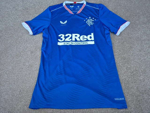 Maillot Foot Rétro Domicile Glasgow Rangers 2002/03 - Diadora - Taille L