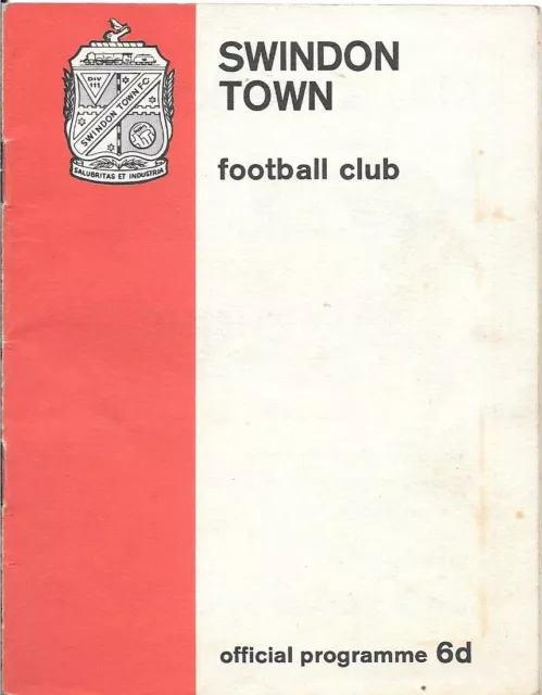 SWINDON TOWN GEGEN Queens Park Rangers 1965-66 EUR 2,04 - PicClick DE