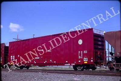 Original train slide BNSF BURLINGTON NORTHERN SANTA FE boxcar 760627, 2000