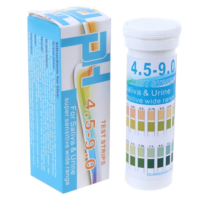 150 Strips Bottled PH Test Paper Range PH 4.5-9.0 for Urine Saliva Indicator _OZ
