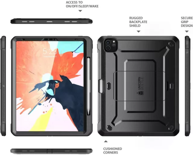 SUPCASE Dual Layer Case Screen Cover for Apple iPad Pro 11.0"/12.9" 2020 Version