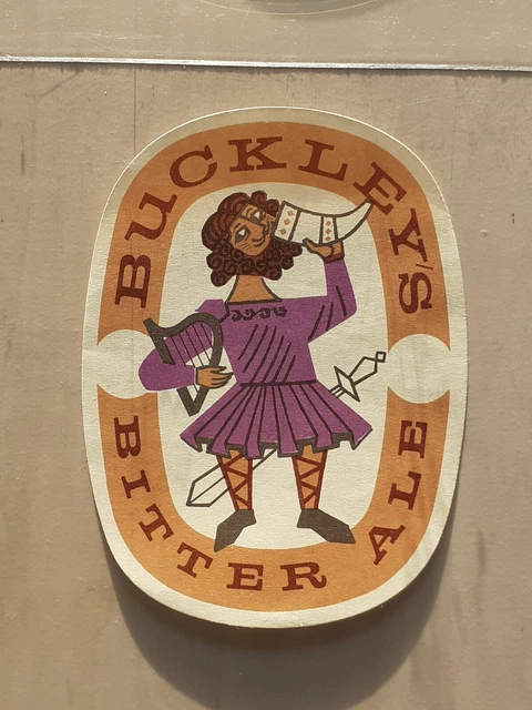 Old UK beer label: Buckleys Bitter, Llanelli