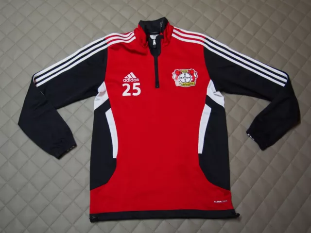 Bayer Leverkusen Sweatshirt Pullover Trainingstop  Gr. S  D3  no Trikot