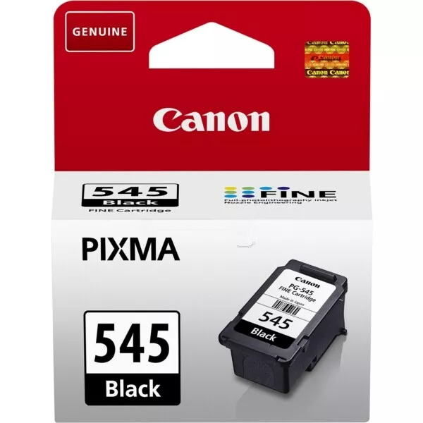 Canon Pg-545 Cartuccia Originale Nera Black Per Pixma Mx495, Mg2950