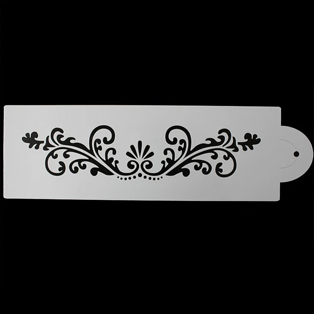 Flor de encaje borde pastel*plantilla decoración azucarera fondant herramienta de hornear Z8