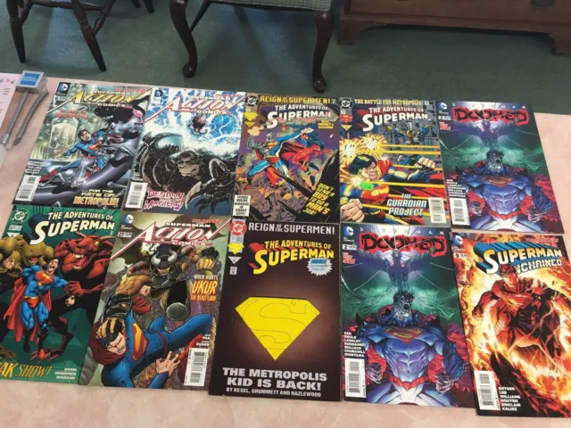 Lot Of Ten Different Superman Comics Comic Books