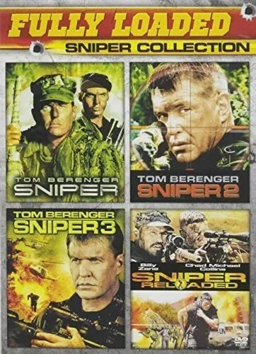 Tom Berenger Double Feature Sniper & Sniper 2 DVD Like Billy Zane for sale  online