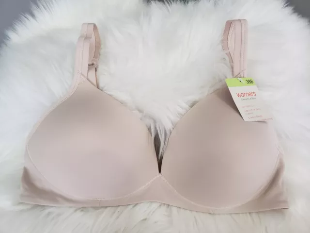 NEW Warner's Beige 38B Wireless Lift Bra 01298