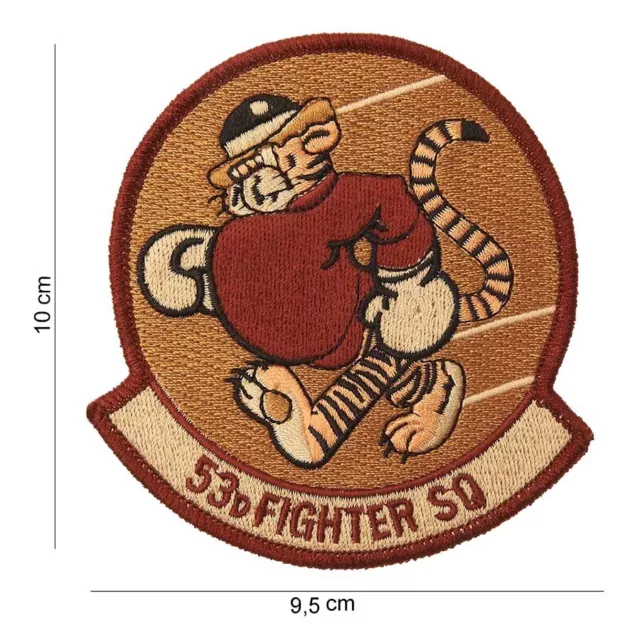 Aufnäher der USAF  53 D  Fighter Squadron   ca 10 x9,5 cm