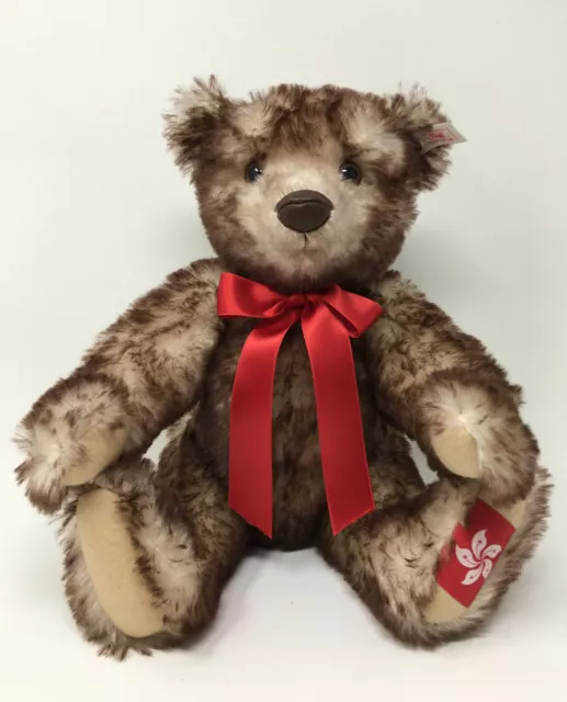 STEIFF HARMONY BEAR 35cm Mohair Leather Nose EAN 652615 RARE Asian Exclusive