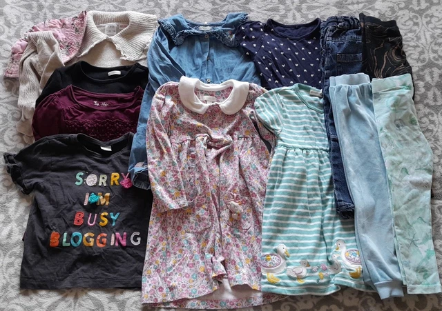 Bundle Of Girls Clothes Age 3-4 Inc Next Tu Ted Baker M&S Zara Etc