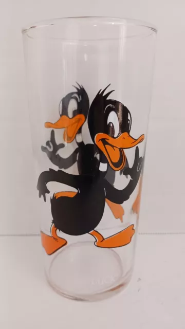 Vintage 1973 Pepsi Collector Series Drinking Glass Warner Brothers Daffy Duck