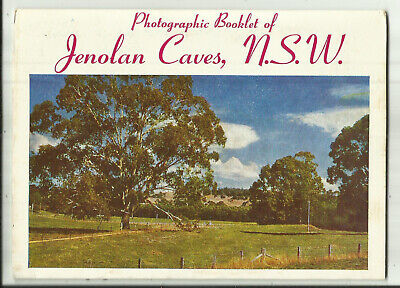 Jenolan Caves, NSW, Australia - Postcard View Folder - 1960s - Valentine's