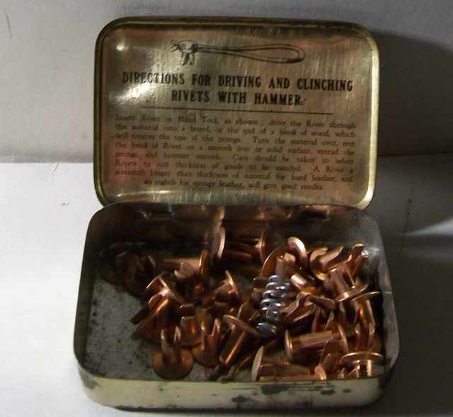BIFURCATED RIVETS TIN with some contains 15.49 PicClick AU
