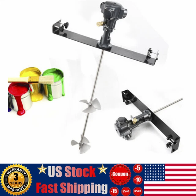1/2 HP PNEUMATIC Barrel Mixer For 50 Gallon Tank Paint Coating Agitator