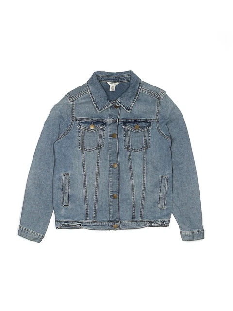 Nordstrom Girls Blue Denim Jacket X-Large kids