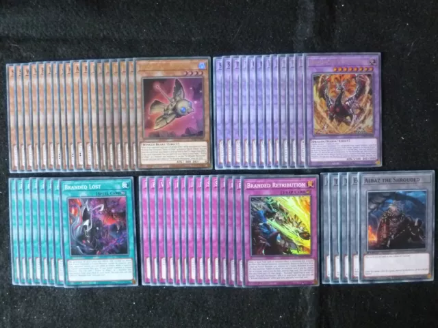 Yu-Gi-Oh 52 Card Albion The Branded Dragon / Albaz Deck  *Ready To Play*