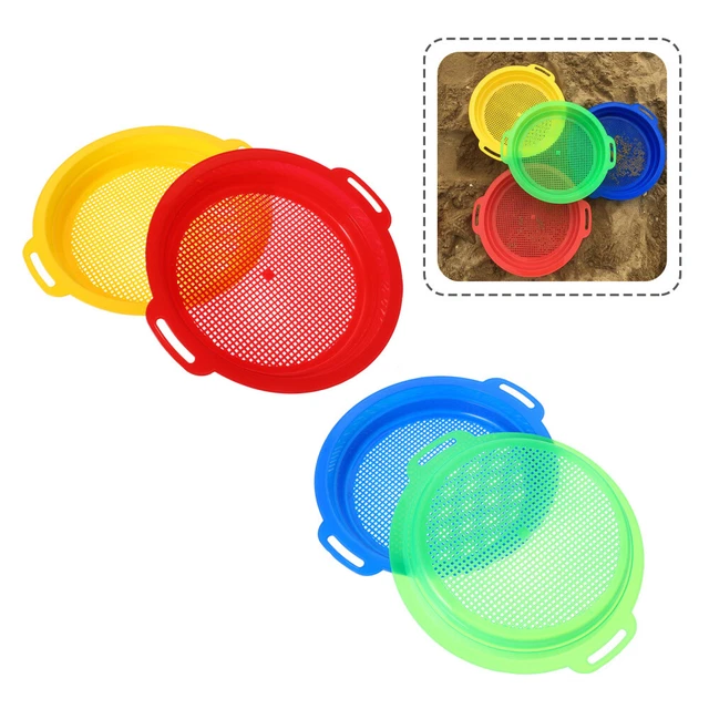 4 Pcs Mesh-Sandsieb Gartenerde Sieb Mesh-Rätsel Topfpflanze Baby