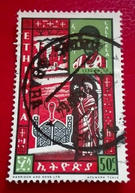 Ethiopia:1962 Ethiopian Rulers  50 C. Rare & Collectible Stamp.
