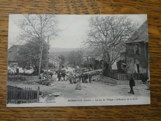 25 Cpa Mamirolle Le Bas Du Village L'avenue De La Gare