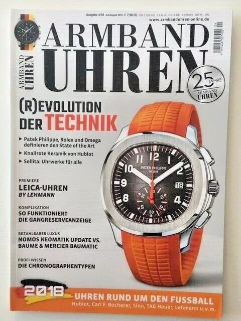 German watch magazin / Magazine allemand de montres ARMBAND UHREN 4/2018 PATEK