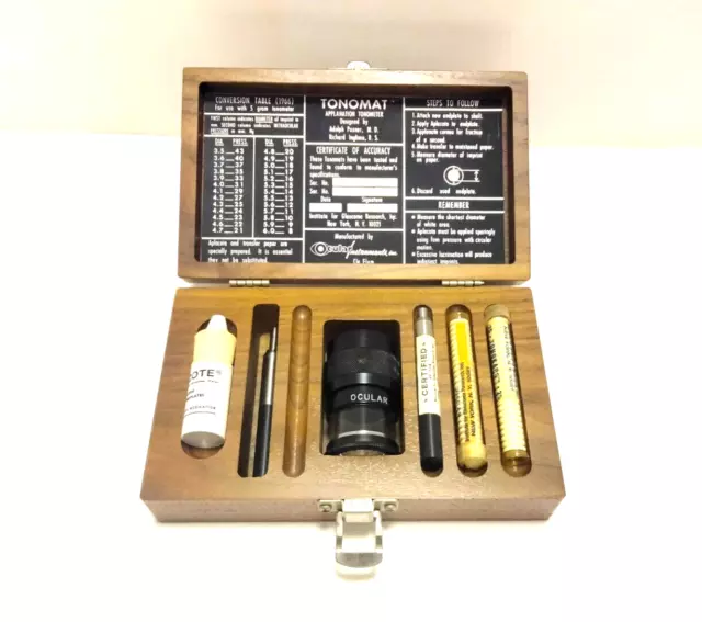 Vintage TONOMAT APPLANATION TONOMETER by Ocular Instruments - Optometry S02