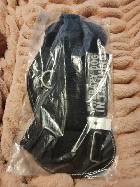 Doggie Stylz THERAPY DOG IN TRAINING Dog Harness Vest Nylon 2 removable patches