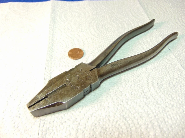 Vintage KRAEUTER USA #1830-8 Combination Llineman's Pliers 8"
