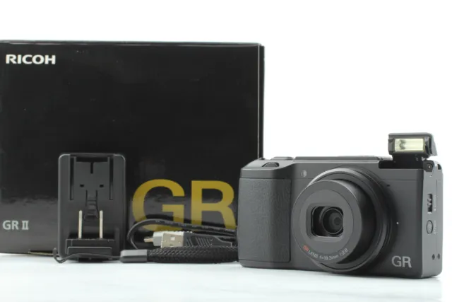 CT 140 [MINT in Box] RICOH GR II 16.2MP DIGITAL COMPACT Camera Wi-Fi From JAPAN