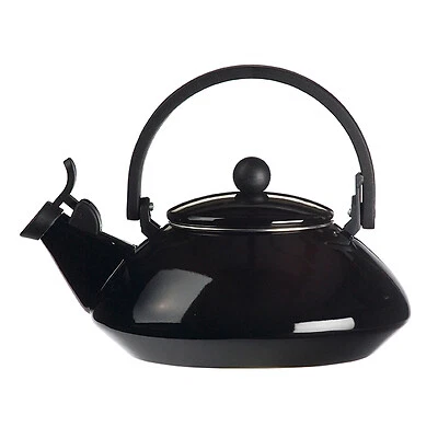 Le Creuset Wasserkessel Zen Schwarz1,6  emaillierter Stahl 92009600140000