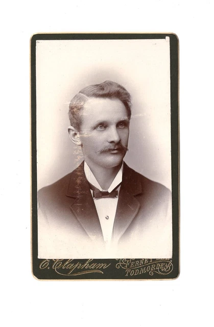 CDV Foto Herrenportrait - Todmorden um 1900
