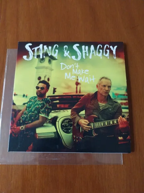 Sting Shaggy Cd Promo France 5 Titres Rare Dont Have me Wait